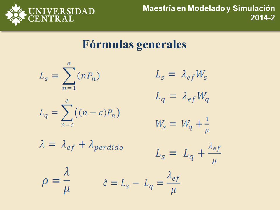 LINEAS DE ESPERA DE POISSON lineas de espera de poisson: