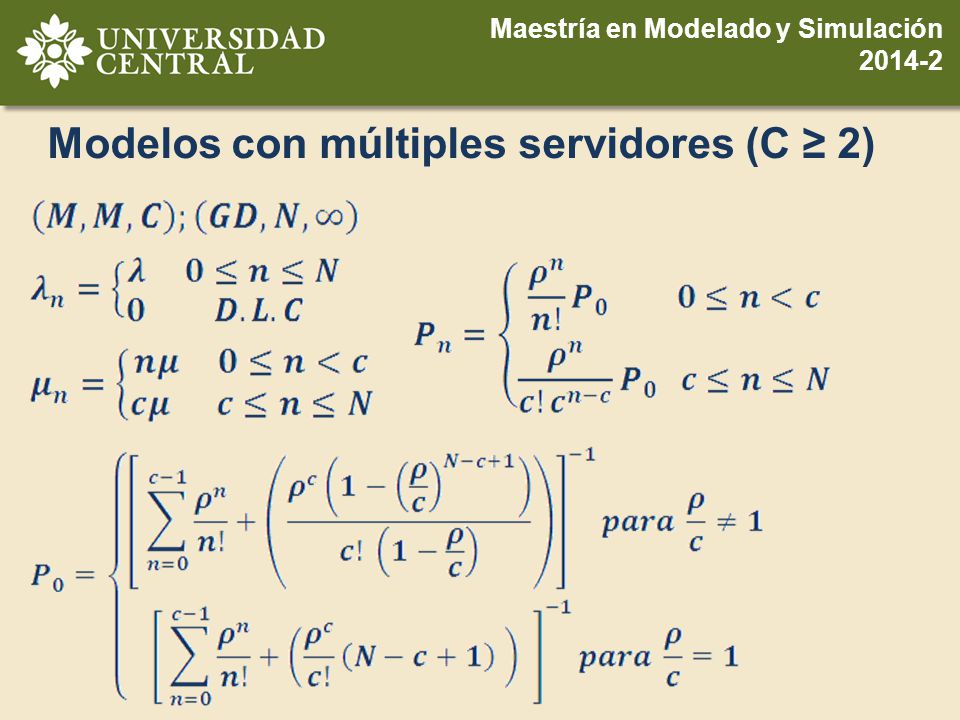 LINEAS DE ESPERA DE POISSON lineas de espera de poisson: