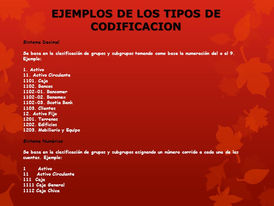 CODIFICACION ACTIVO FIJO codificacion activo fijo: