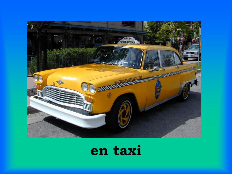 en taxi