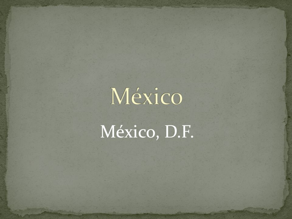 México, D.F.