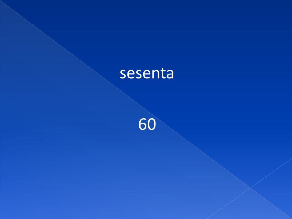 sesenta 60