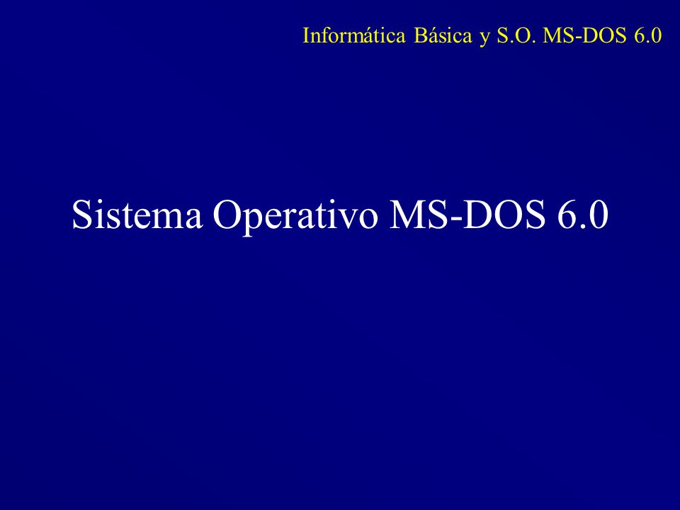 DESCARGAR SISTEMA OPERATIVO MS DOS descargar sistema operativo ms dos: