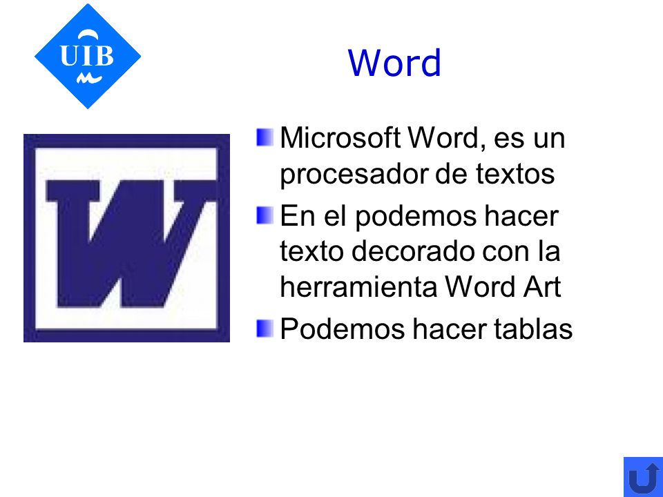Powerpoint Es un programa diseñado para hacer presentaciones con texto esquematizado, animaciones de texto e imágenes, imágenes prediseñadas o importadas desde imágenes de la computadora.