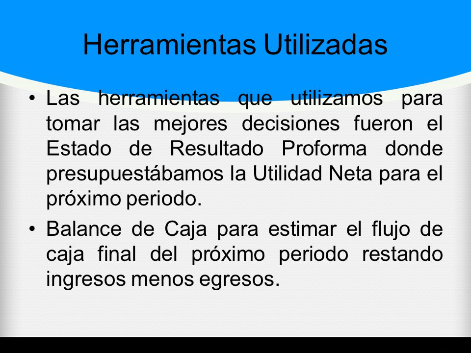 ESTADO DE RESULTADO PROFORMA estado de resultado proforma: