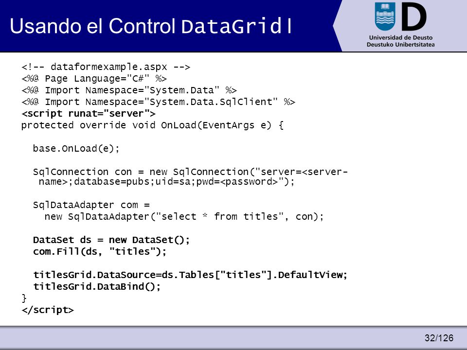 ESTADO DE UN CONTROL ASP NET estado de un control asp net: