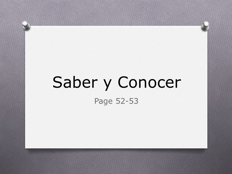 Saber y Conocer Page 52-53