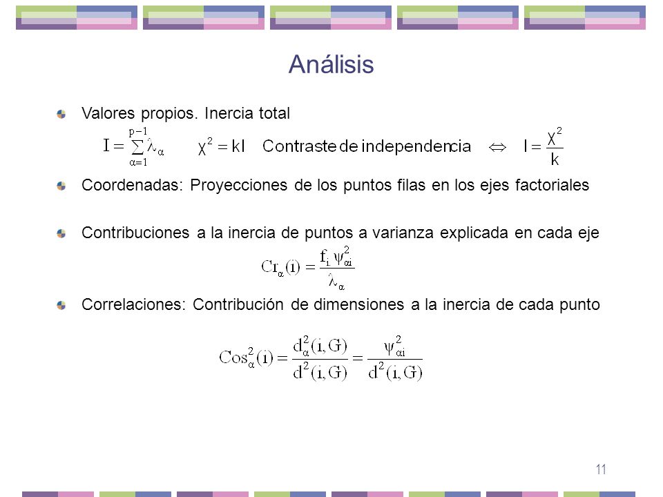 ESTUDIO MATRIZ VARIANZA estudio matriz varianza:
