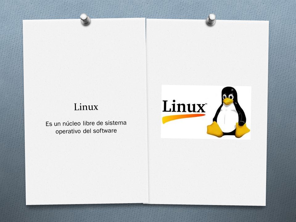 Linux Es un núcleo libre de sistema operativo del software