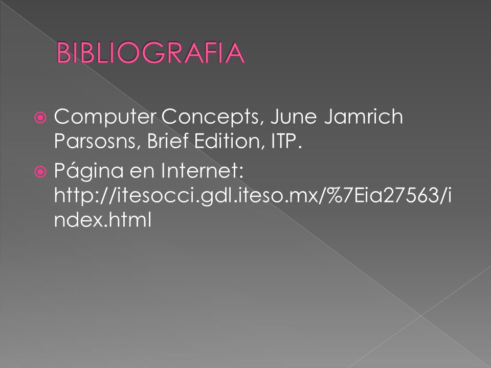  Computer Concepts, June Jamrich Parsosns, Brief Edition, ITP.