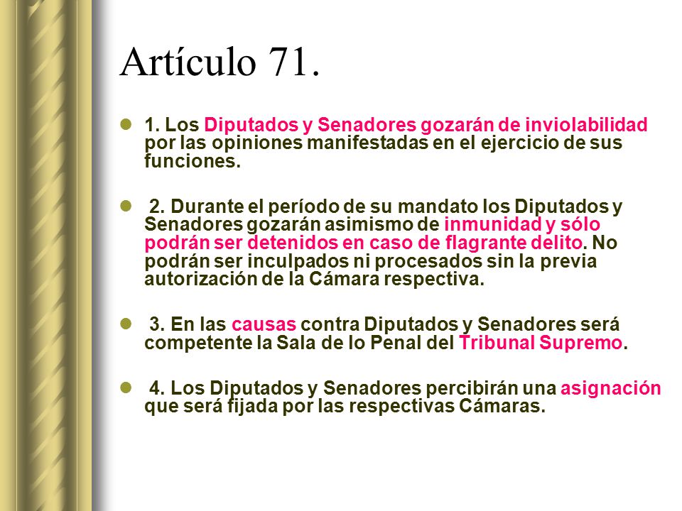 FUNCIONES SENADORES funciones senadores: