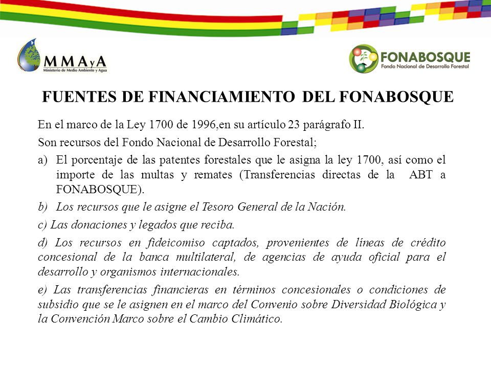 LEY 1700 BOLIVIA ley 1700 bolivia: