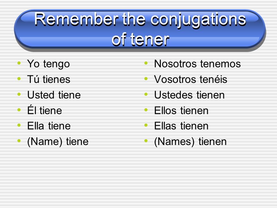 To voice an obligation we say Hay que + (verb) Or Tener (conjugated) + que + (verb)