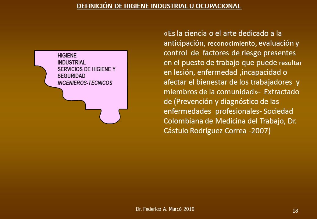HIGIENE Y MEDICINA EN EL TRABAJO higiene y medicina en el trabajo: