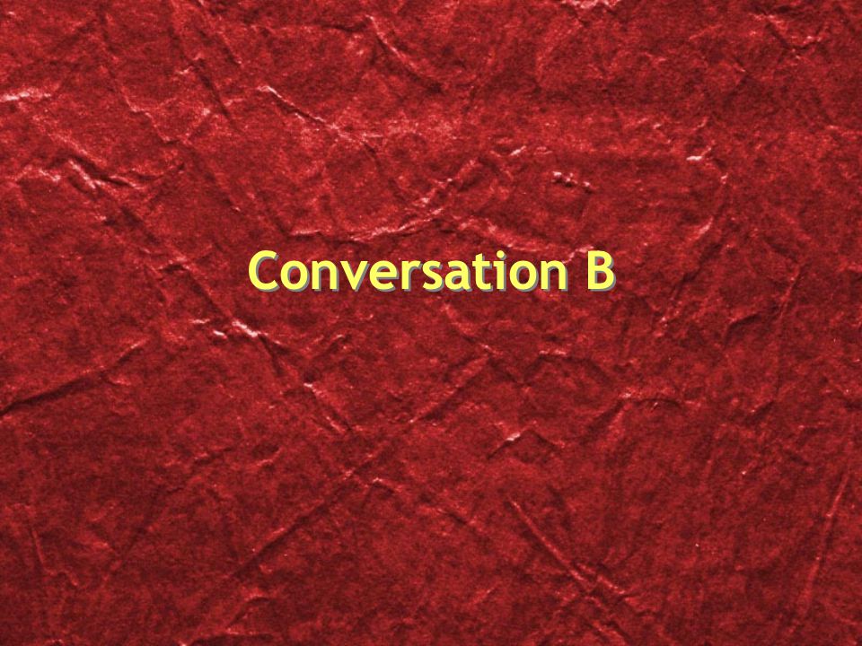 Conversation B