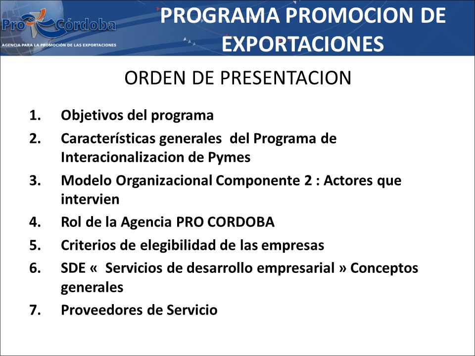 Arriba 87 imagen modelo de promoción de exportaciones Abzlocal mx