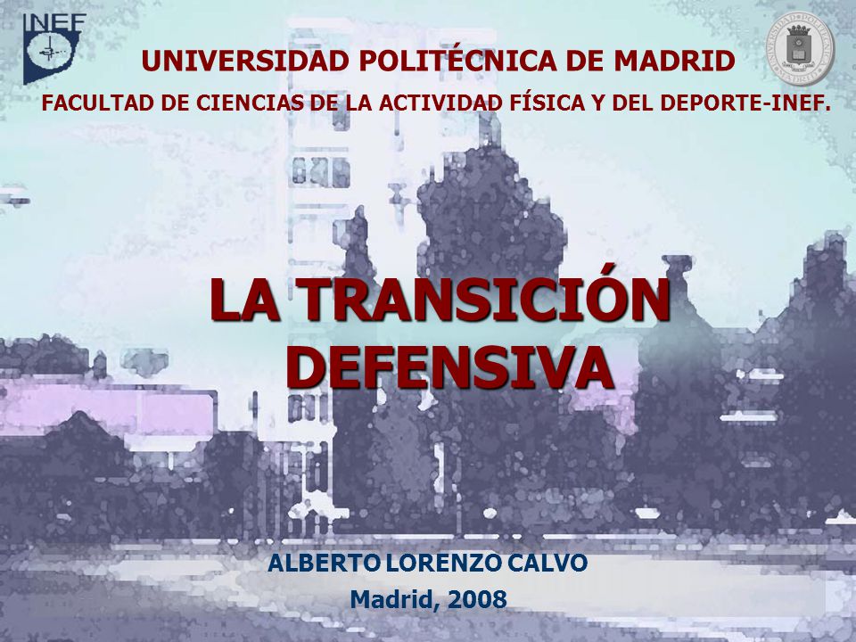 FACULTAD DE CIENCIAS DE LA ACTIVIDAD FISICA Y EL DEPORTE facultad de ciencias de la actividad fisica y el deporte: