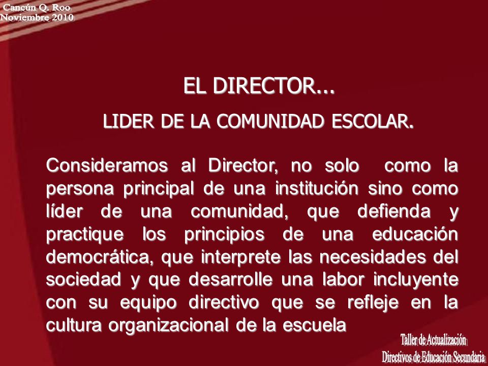 IDENTIFICAR LIDER COMUNIDAD identificar lider comunidad: