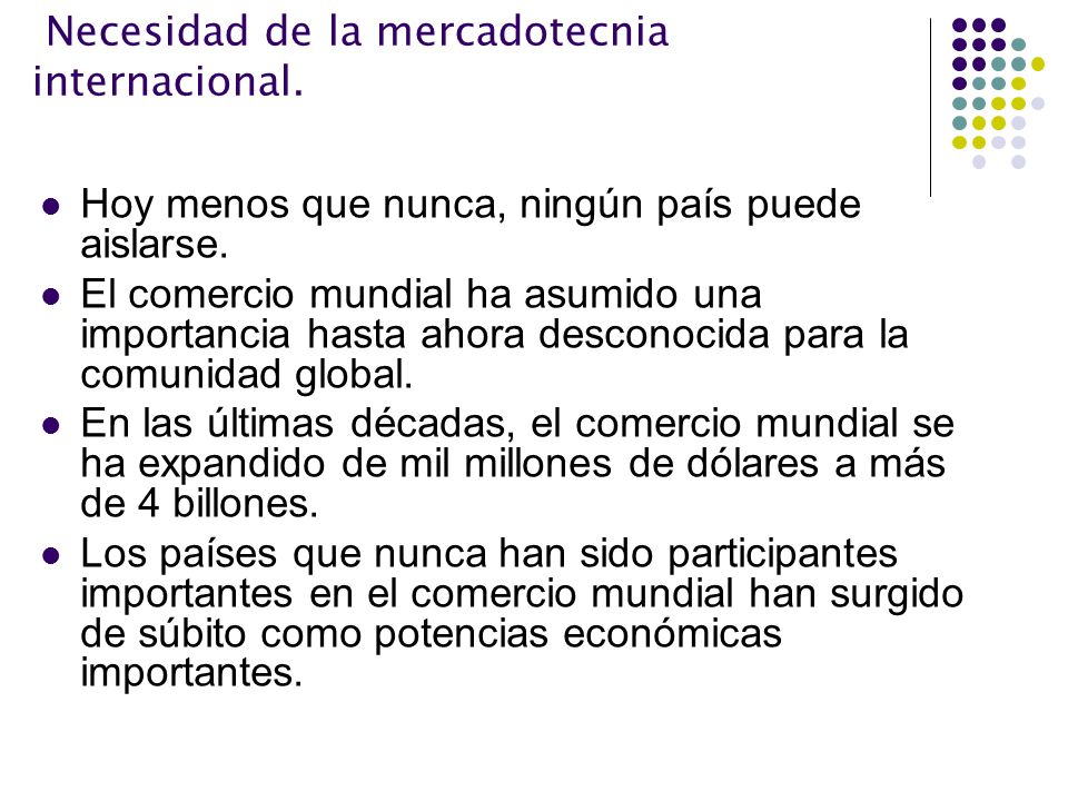 Mercado Nacional E Internacional Concepto Marcus Reid