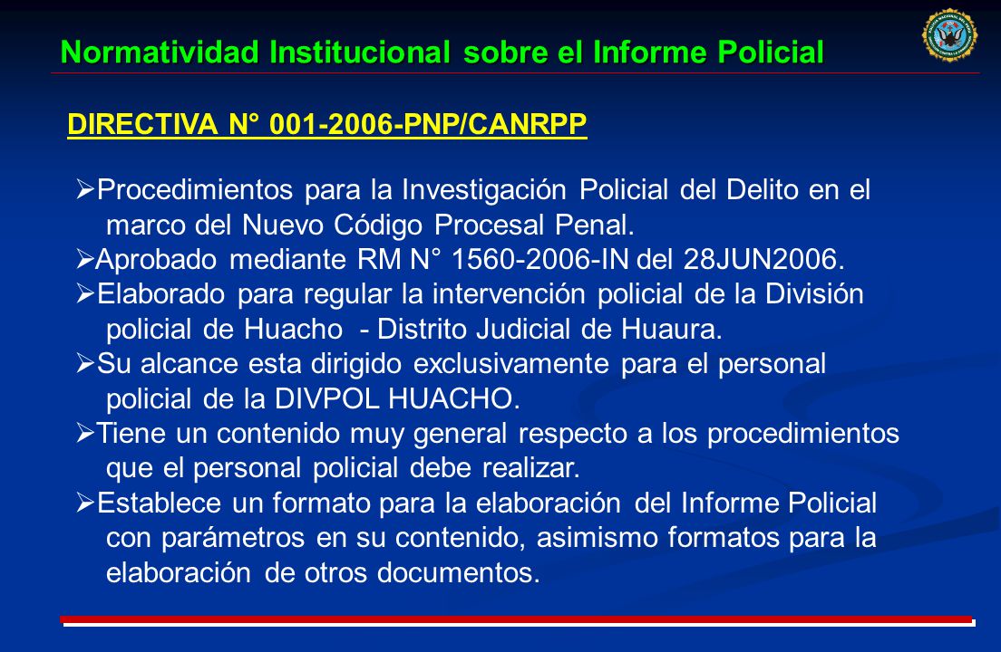FORMATO INFORME POLICIA JUDICIAL formato informe policia judicial: