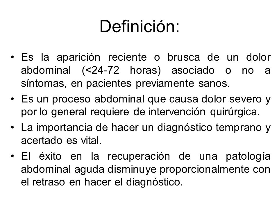 DEFINICION DE DOLOR ABDOMINAL definicion de dolor abdominal: