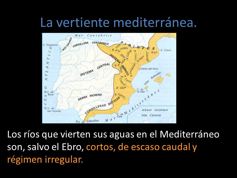 Resultado de imagen de fotos de la vertiente mediterranea