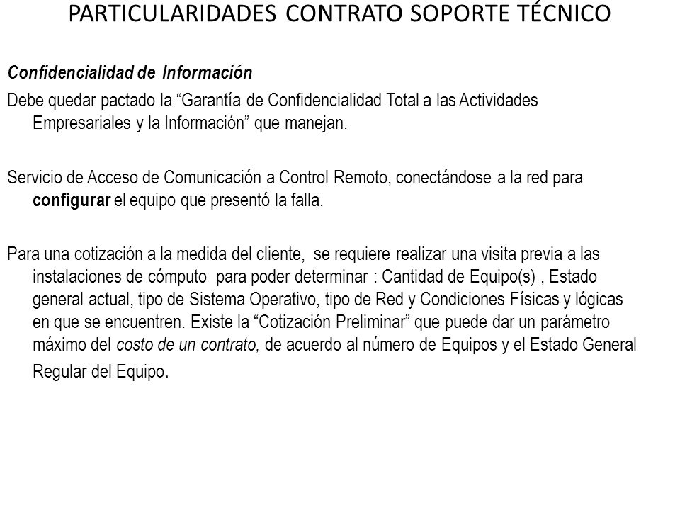 INFORMACION CONTRATO CONFIDENCIALIDAD informacion contrato confidencialidad: