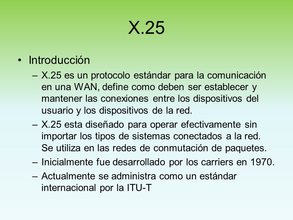 INTRODUCCION ESTANDAR RED introduccion estandar red: