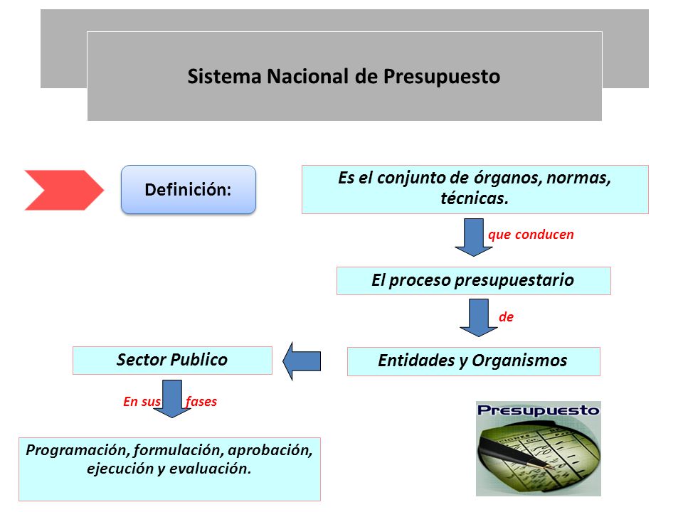 EL SISTEMA NACIONAL DE PRESUPUESTO el sistema nacional de presupuesto: