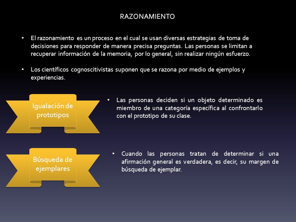 ESTRATEGIAS PARA EL RAZONAMIENTO estrategias para el razonamiento: