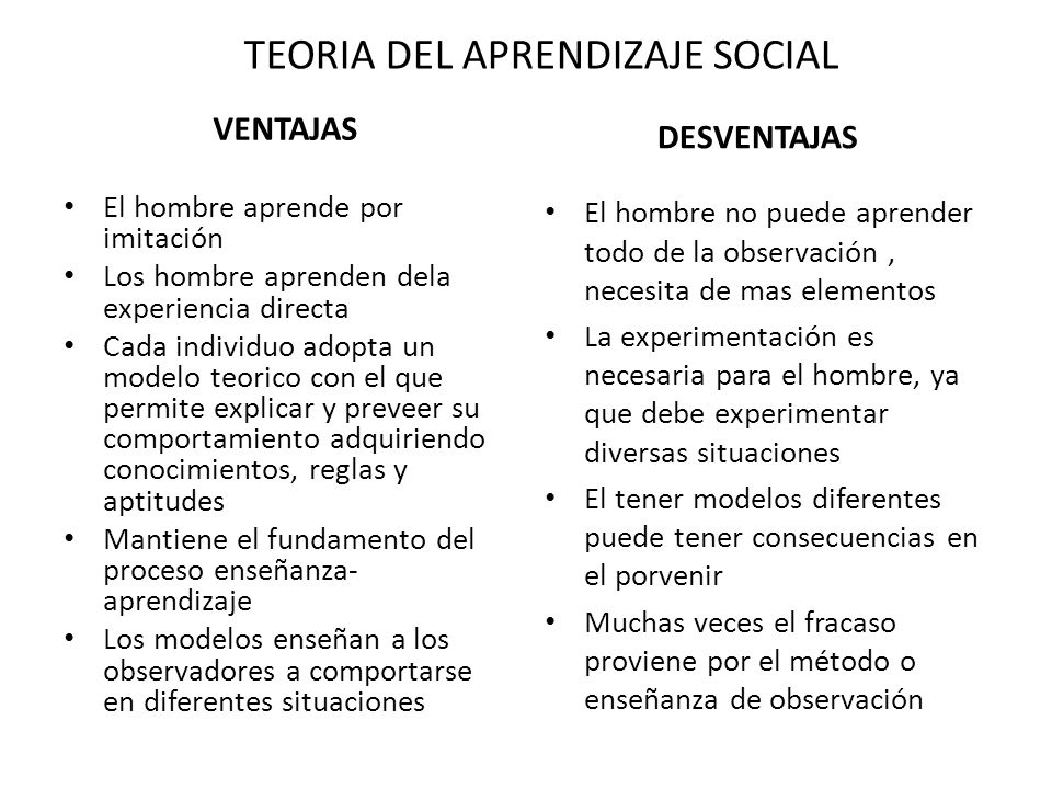 Resultado de imagen para aprendizaje social ventajas y desventajas