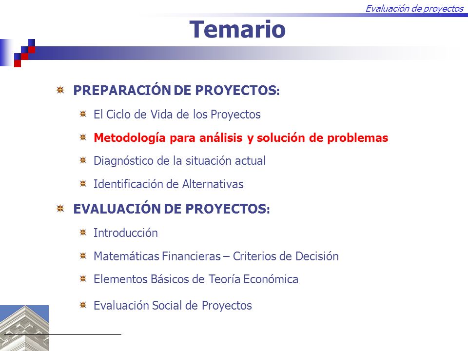 EVALUACION DE PROYECTOS CHILE evaluacion de proyectos chile: