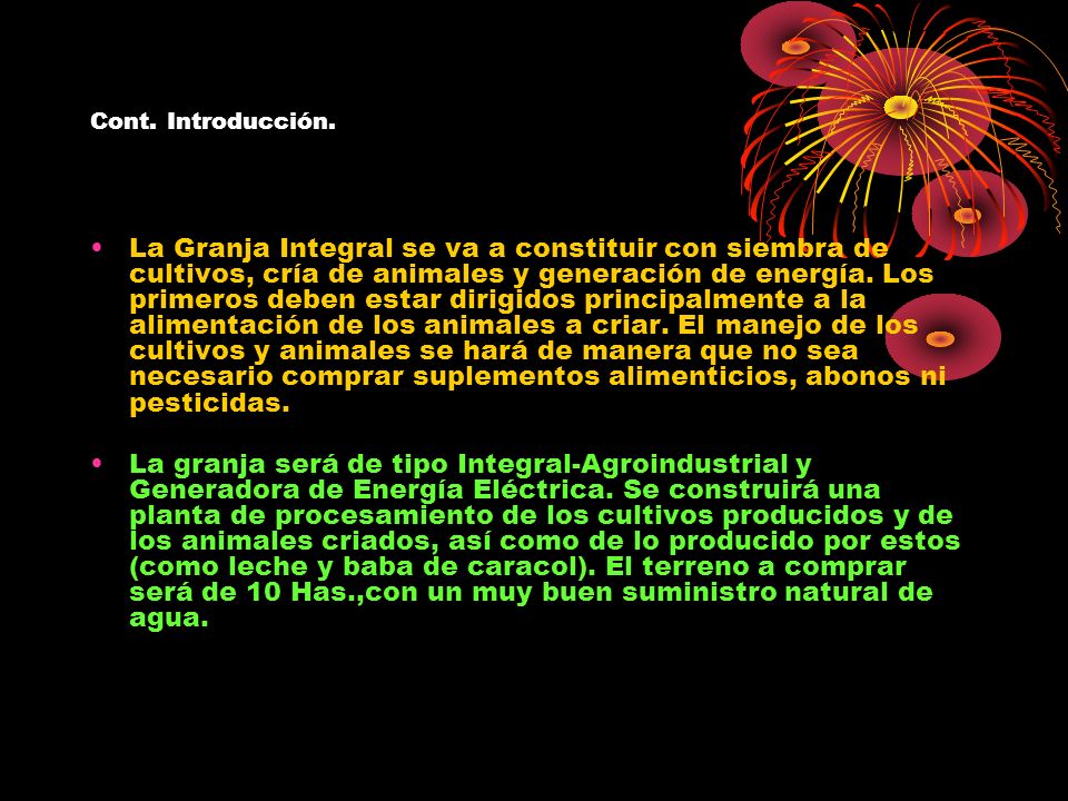 UNA GRANJA INTEGRAL una granja integral: