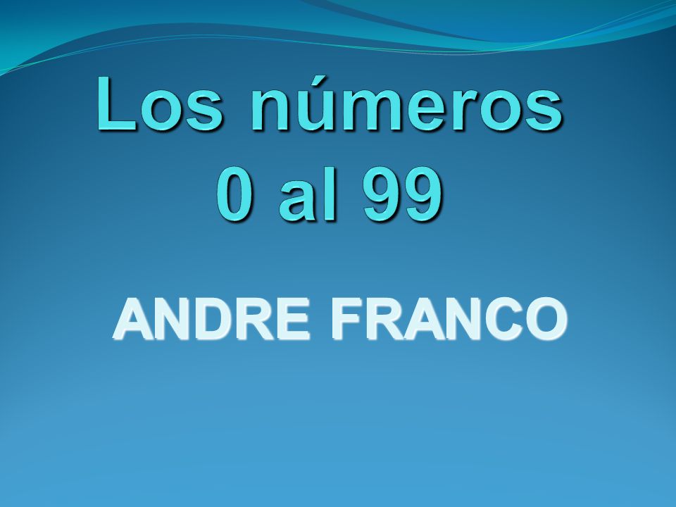 ANDRE FRANCO