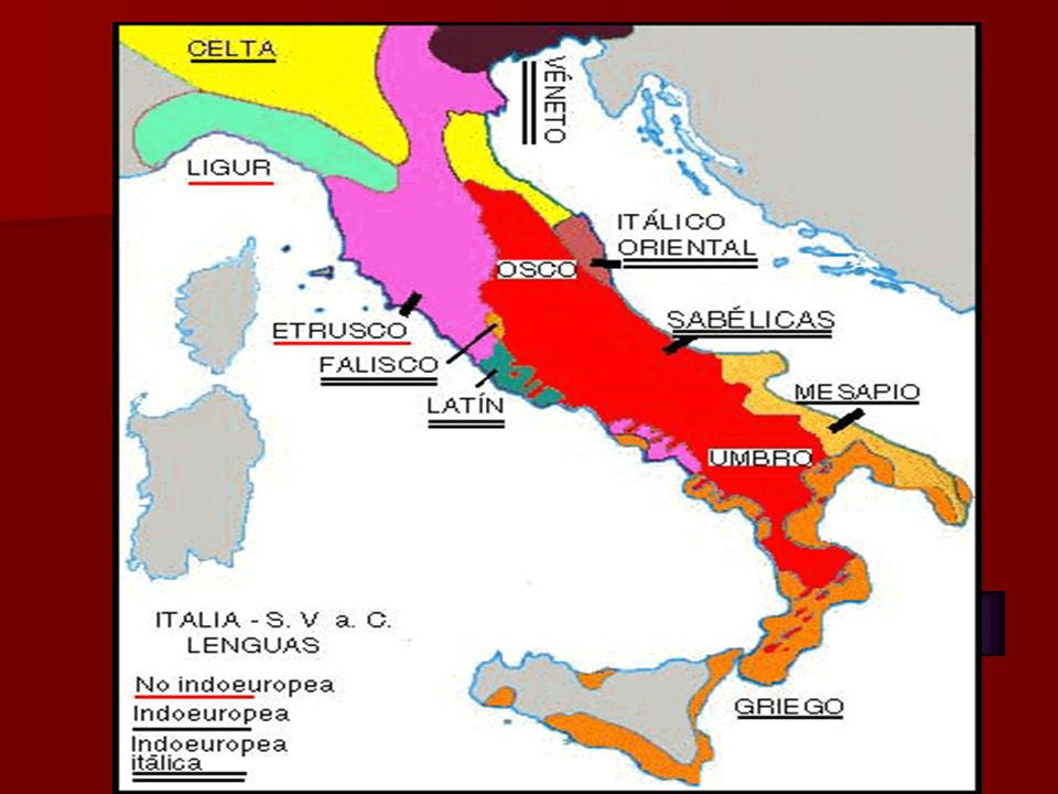 LENGUA ITALICAS lengua italicas: