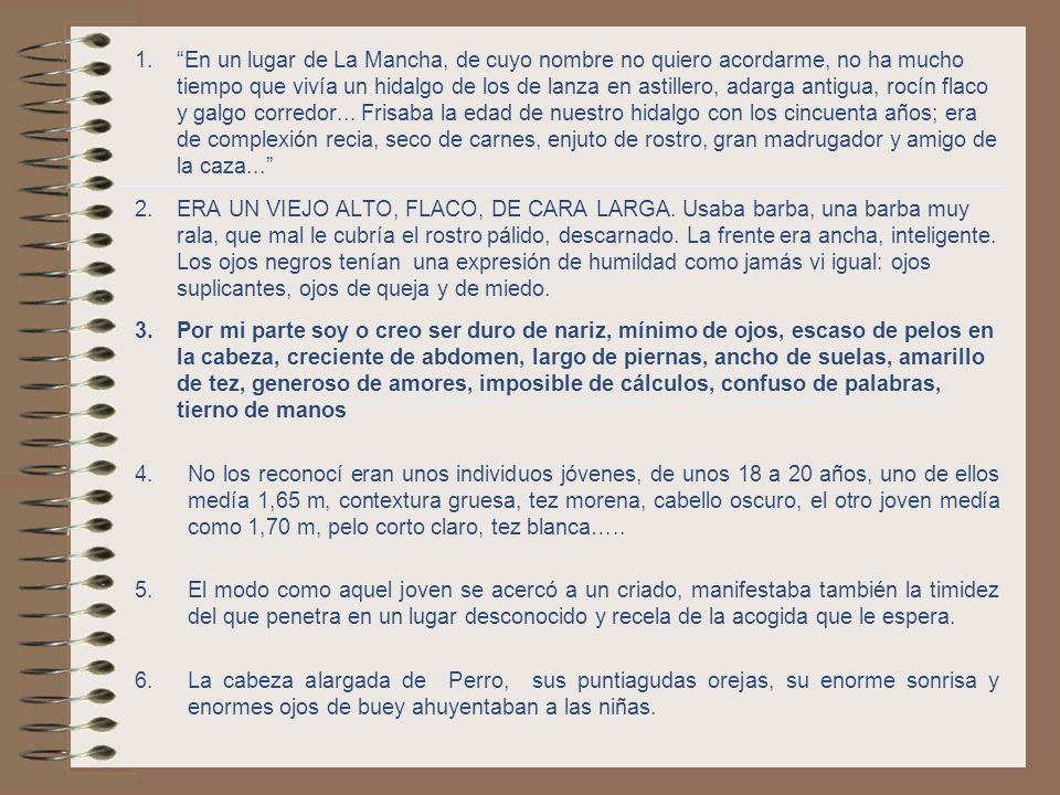 EN UN LUGAR DE LA MANCHA EN CUYO NOMBRE en un lugar de la mancha en cuyo nombre: