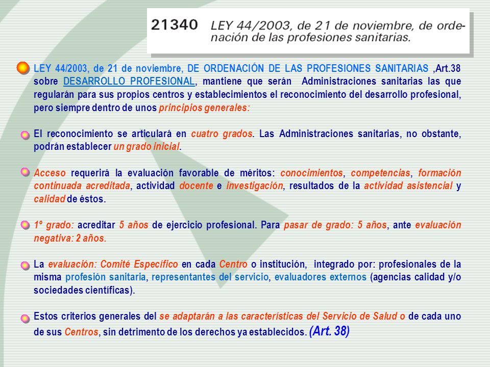 13 DE LA LEY 38 2003 DE 13 de la ley 38 2003 de: