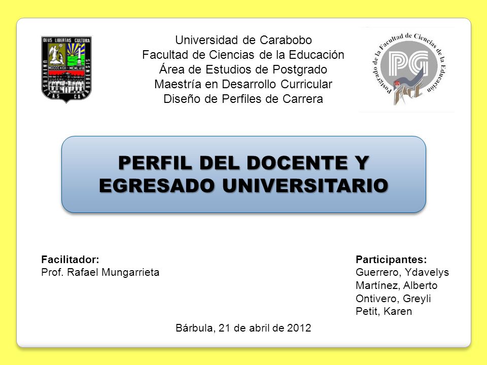 UNIVERSIDAD CARABOBO AREA POST GRADO universidad carabobo area post grado: