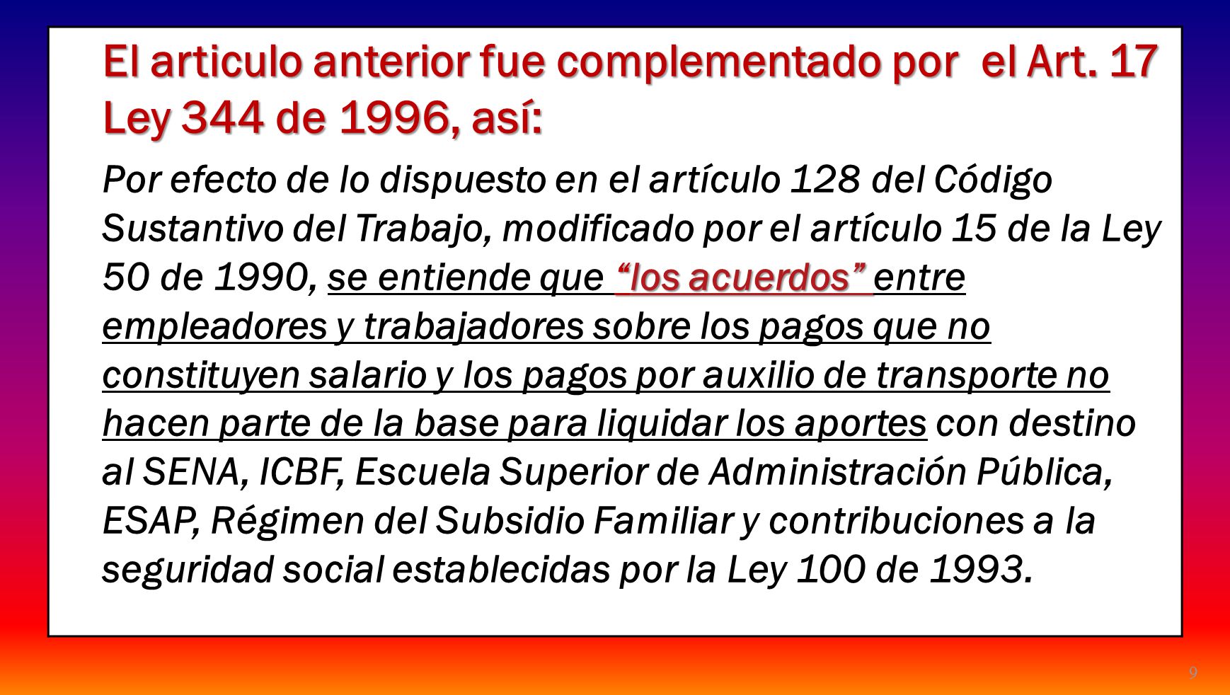 LEY 344 DE 1996 ley 344 de 1996: