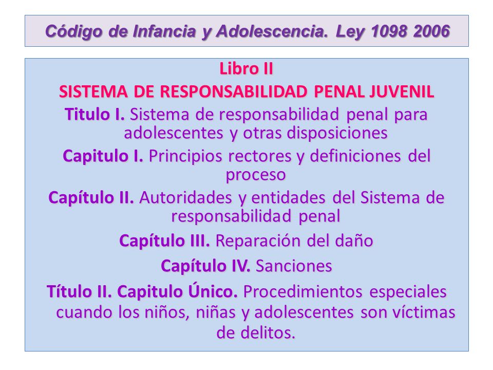 LEY DE INFANCIA Y ADOLESCENCIA COLOMBIA ley de infancia y adolescencia colombia:
