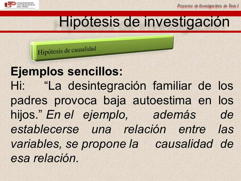 HIPOTESIS TESIS hipotesis tesis: