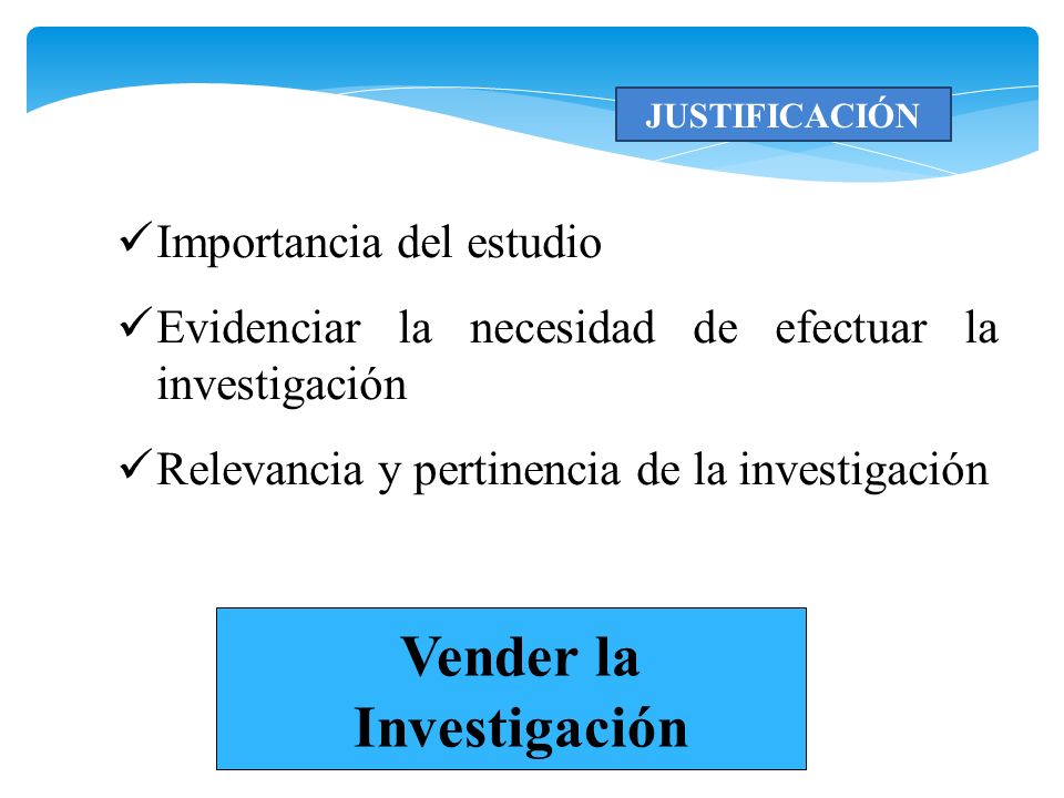 JUSTIFICACION CIENTIFICA justificacion cientifica: