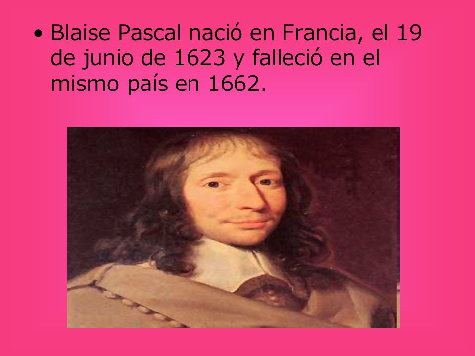 Resultado de imagen de pascal biografia