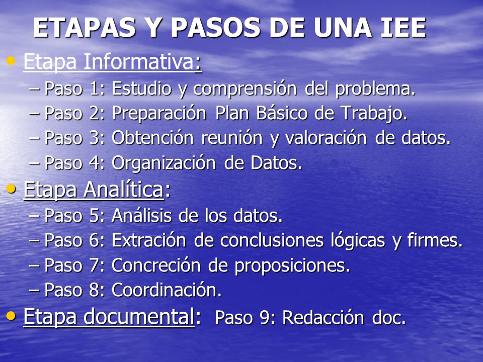 ETAPA INVESTIGACION ANALITICA etapa investigacion analitica: