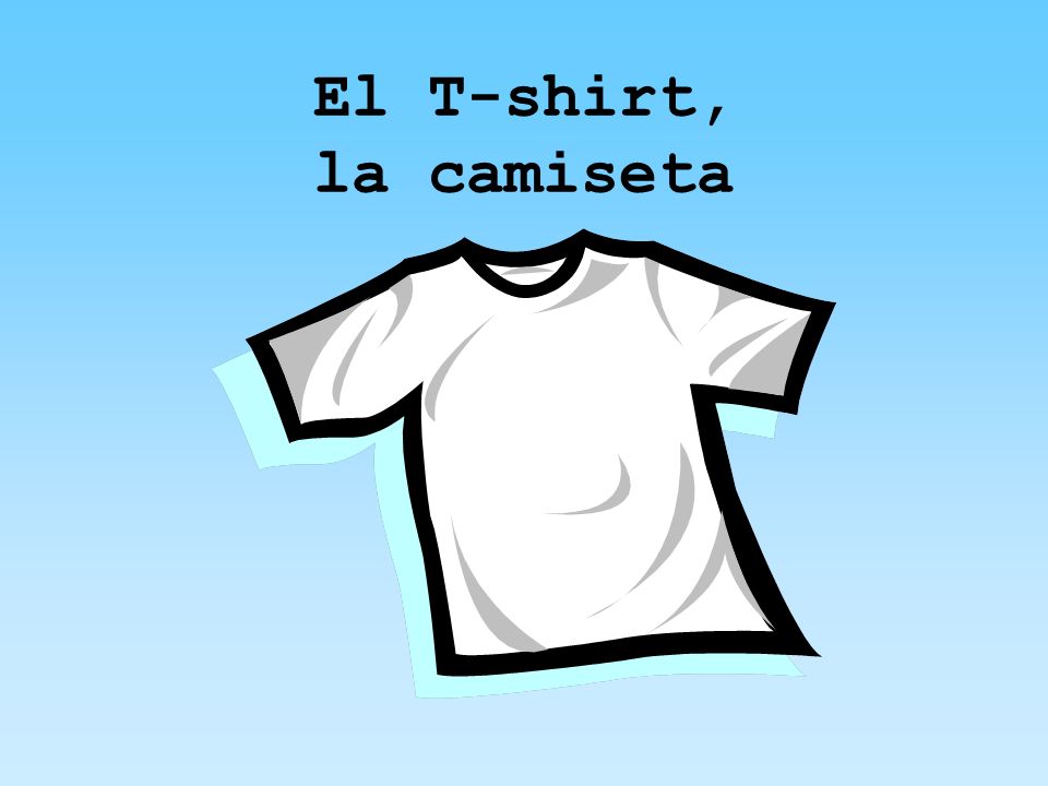 El T-shirt, la camiseta