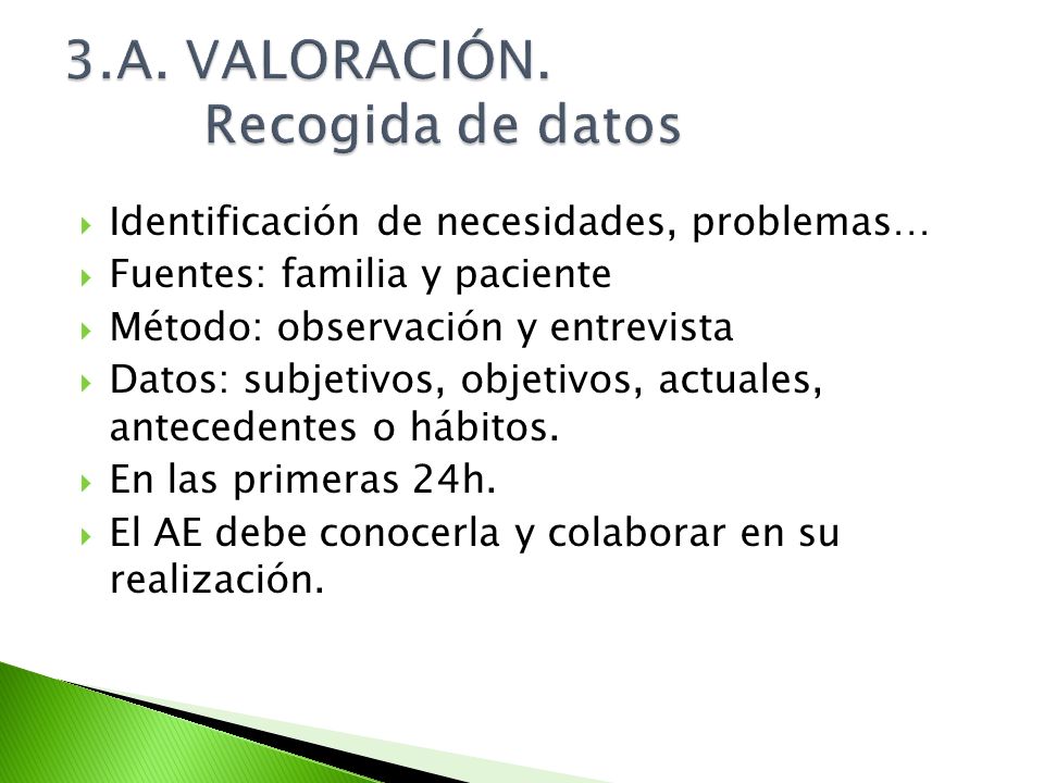 DATOS OBJETIVOS datos objetivos: