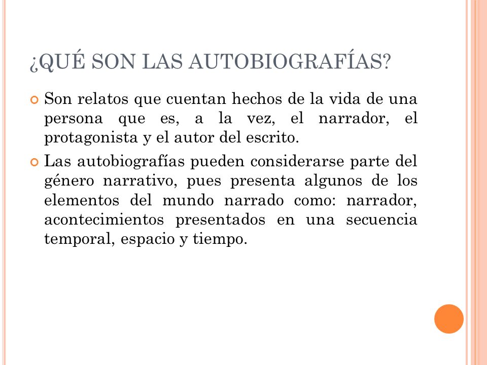 Resultado de imagen para que es una autobiografia