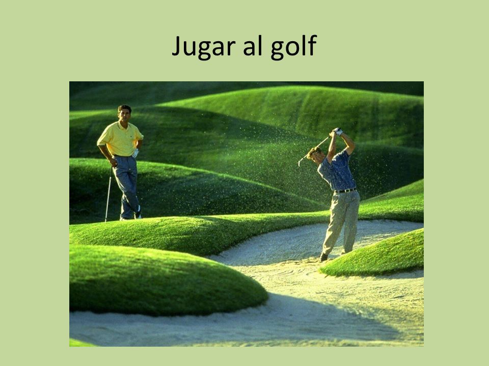 Jugar al golf
