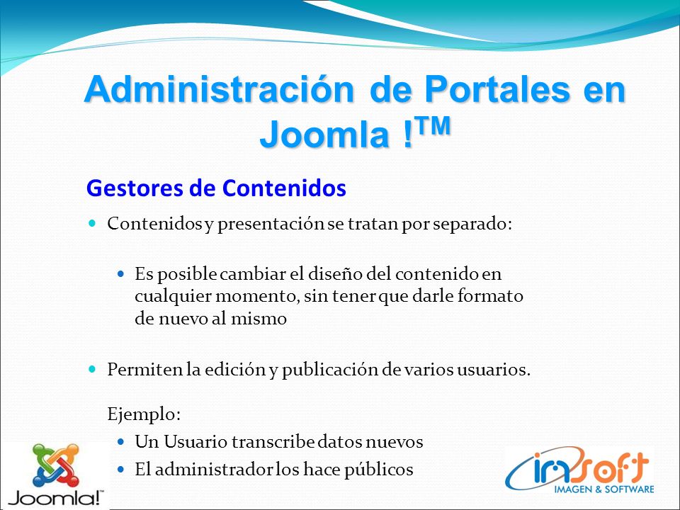 Administración de Portales en Joomla .