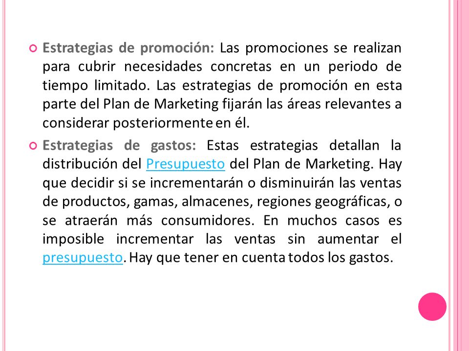 EL PRESUPUESTO DE PROMOCION DE VENTAS el presupuesto de promocion de ventas: